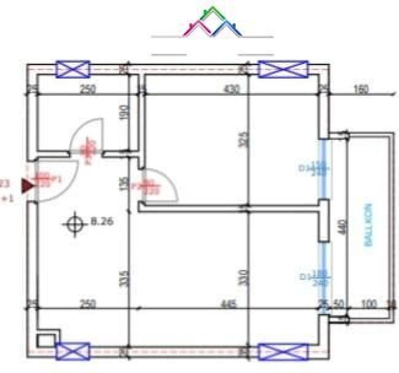 Apartment For Sale 1+1 In Qerret (ID BDR33) Kavaje