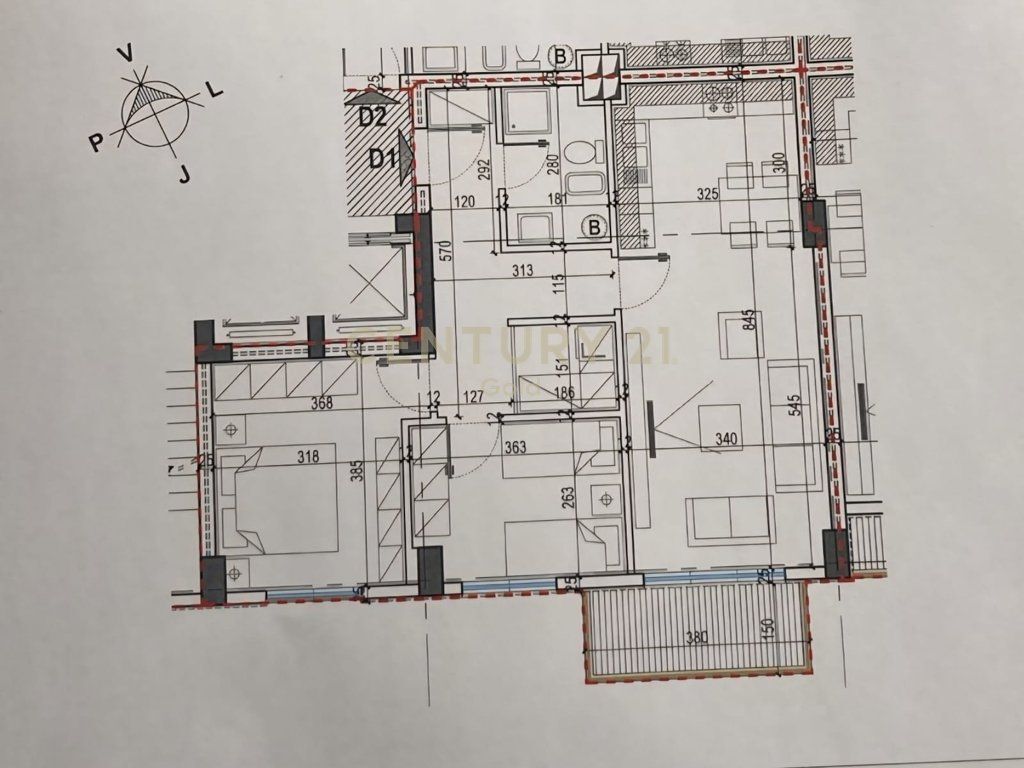 2+1 APARTMENT FOR SALE IN THE E-88 COMPLEX, LAPRAKE !