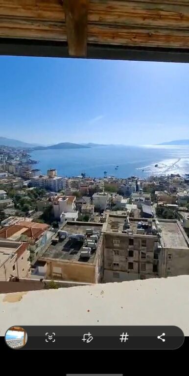 FOR SALE APARTMENT 2+1+VERANDA WITH SEA VIEW IN SARANDE