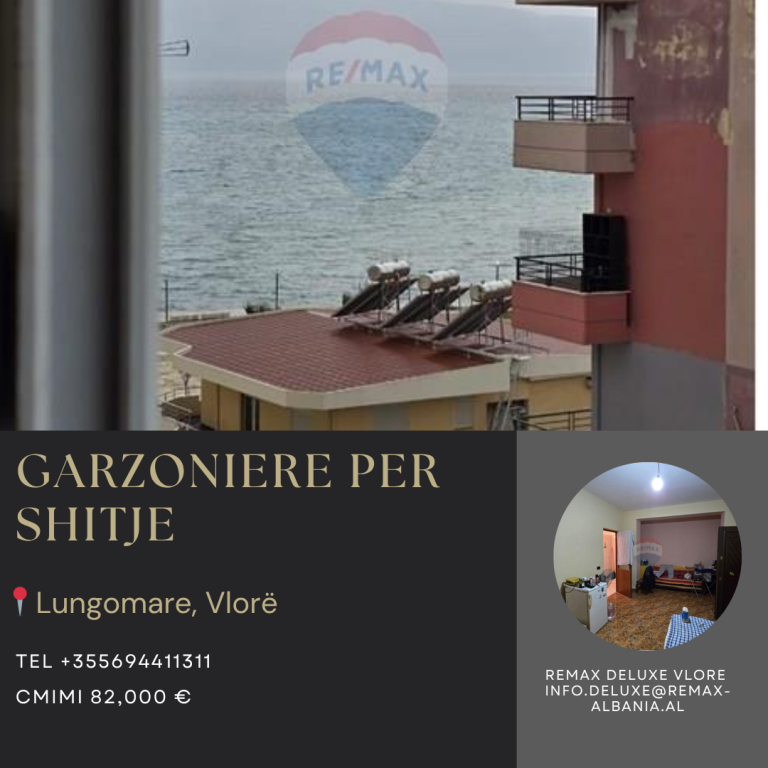 🌊 STUDIO APARTMENT FOR SALE – LUNGOMARE, VLORË