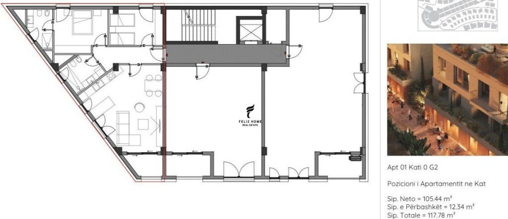 VENDESI APPARTAMENTO 2+1 PALASE 318.000 EURO FH-69722