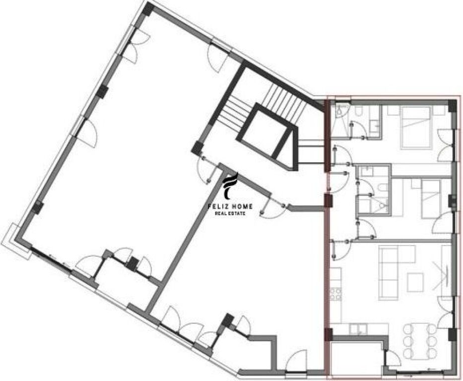 SHITET APARTAMENT 2+1 PALASE 286.600 EURO FH-69717