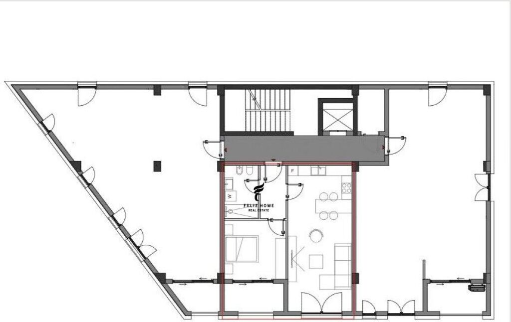 SHITET APARTAMENT 1+1 PALASE 214.500 EURO FH-69744