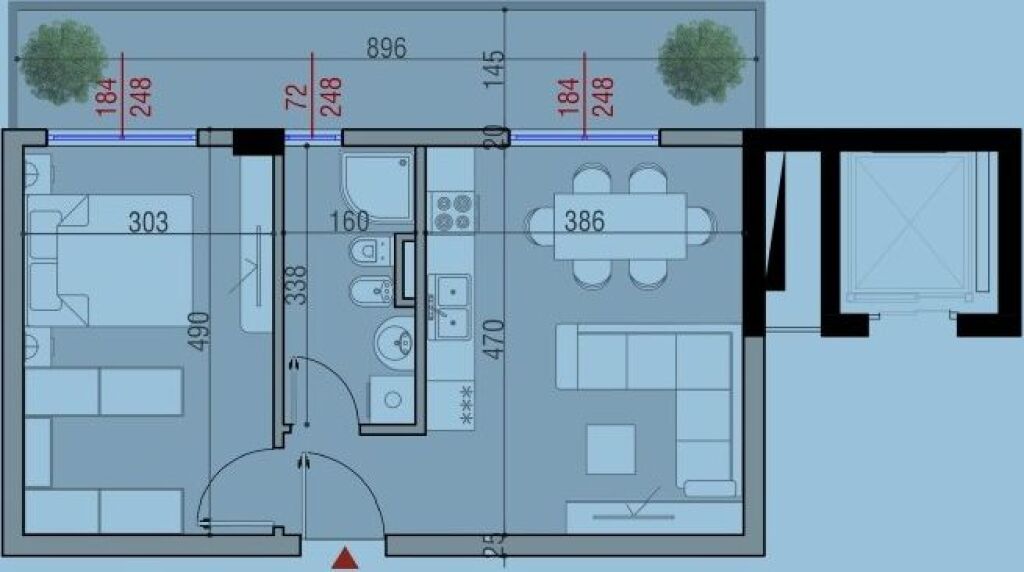 Apartment for sale 2+1 – Tirana Cielo, near TEG PRICE OPPORTUNITY 1700E/M2