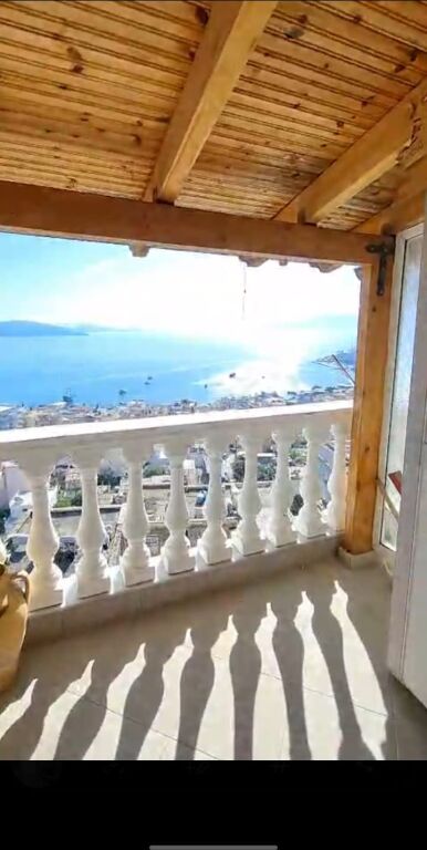 FOR SALE APARTMENT 2+1+VERANDA WITH SEA VIEW IN SARANDE