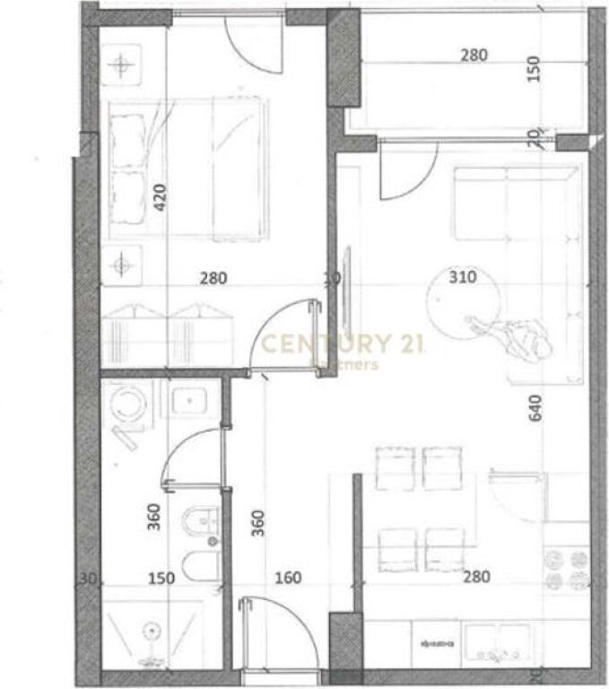 APARTAMENT 1+1 NË SHITJE NË KAMËZ QENDER – NDËRTIM I RI