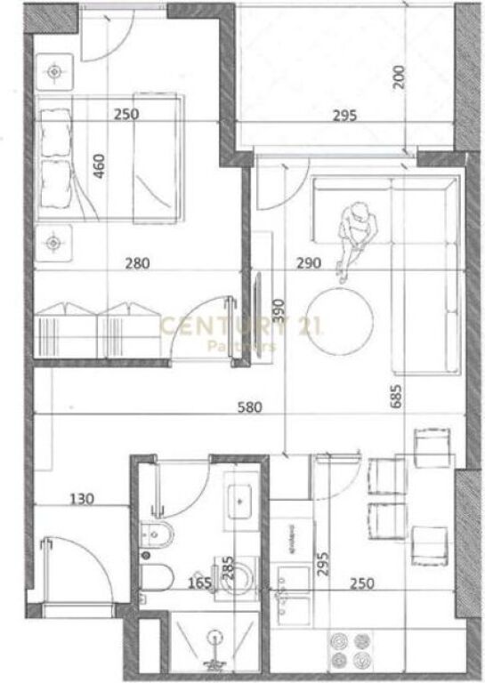 APPARTAMENTO 1+1 IN VENDITA A KAMËZ CENTRO – NUOVA COSTRUZIONE