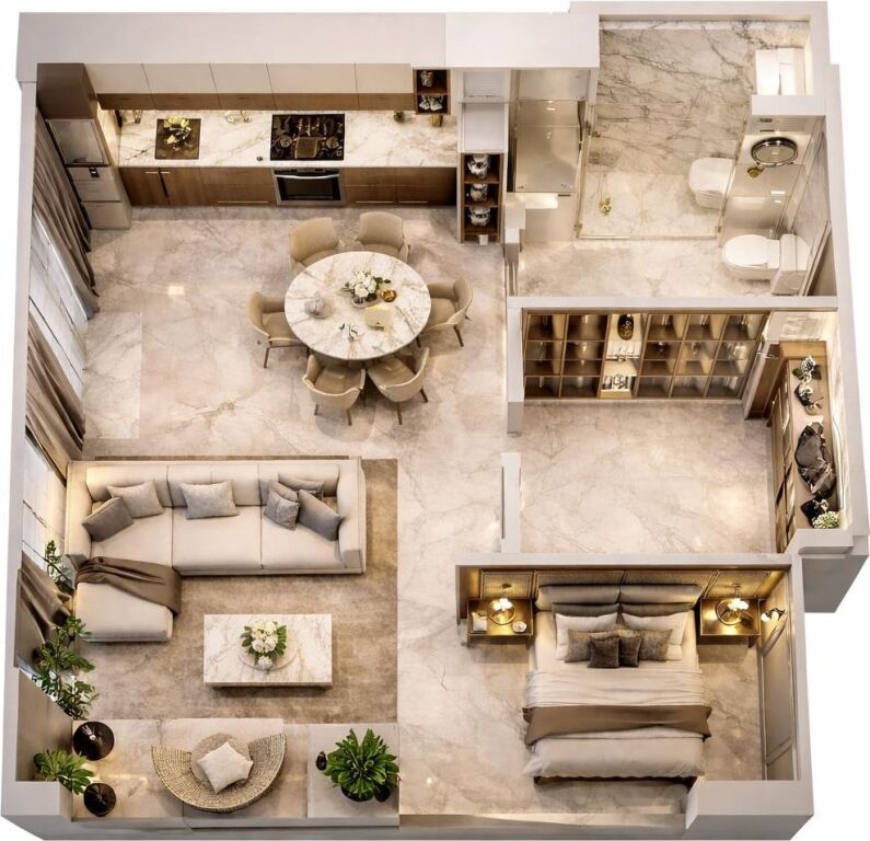 For sale 1+1 + 1 parking spot Color Spash Paskuqan