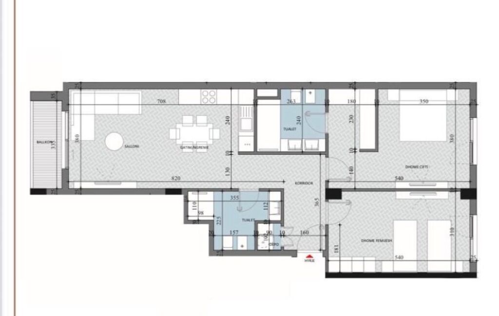 ✨Vendesi Appartamento 2+1 con Deposito 📍Diellon 2, Paskuqan