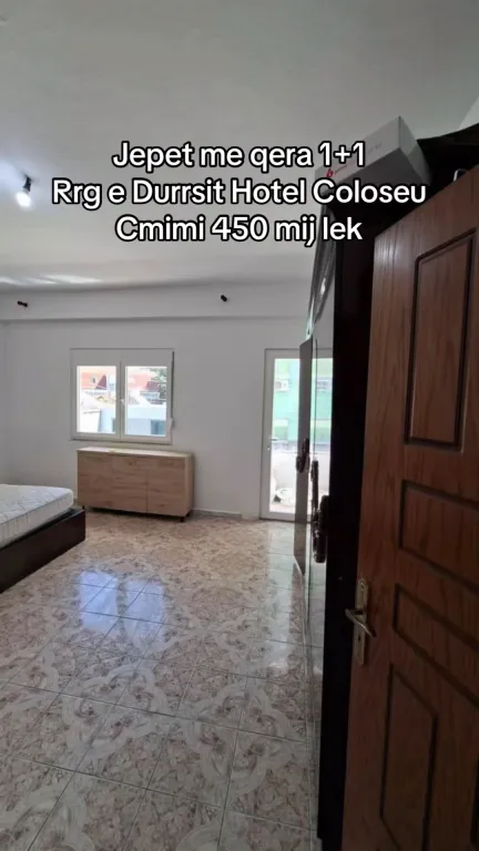 In affitto 1+1 strada di Durrës 450 mila lek