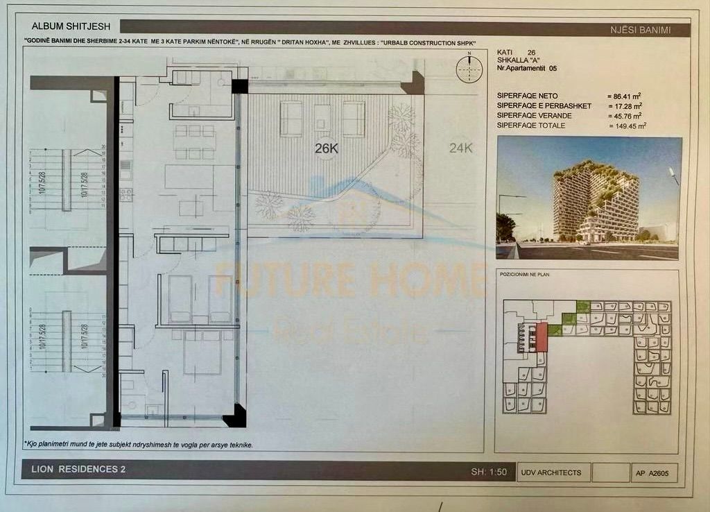 🦁 Lusso sopra le Nuvole a "Lion Park 2" – 2+1 con Super Veranda al 23° Piano! 🏙️