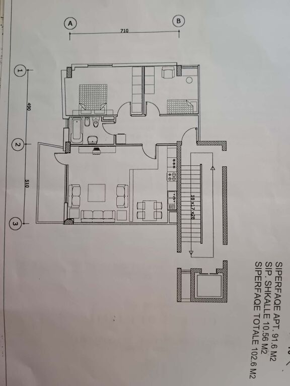 🏠 SHITET APARTAMENT 102.5 m² – PALLATI ME SHIGJETA