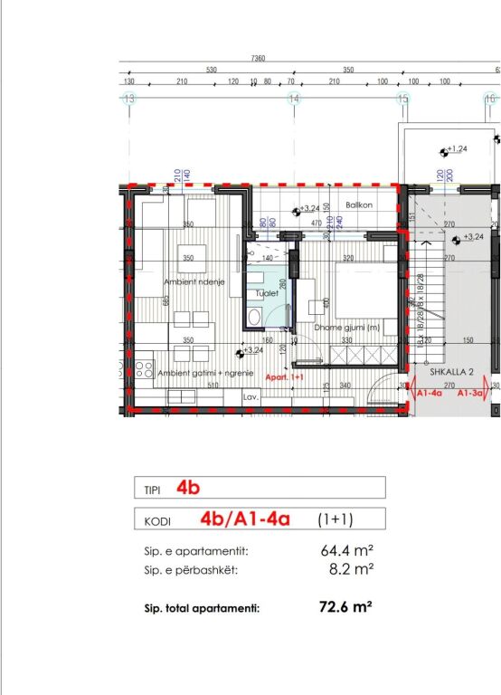 🏡 Shitet apartament tek zona e Farkës – Tiranë