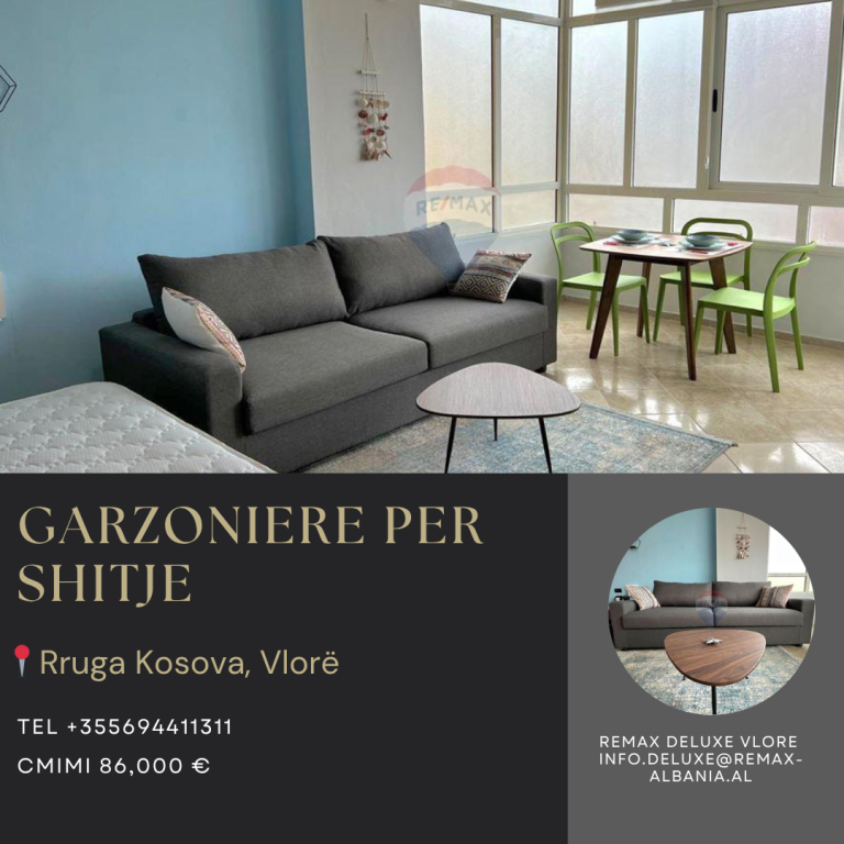 🏡 GARSONIERE NË SHITJE – SKELË, VLORË