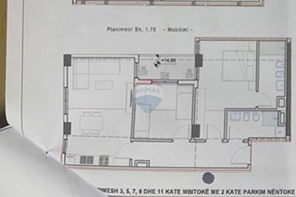 APARTAMENT 2+1+2 NE SHITJE TEK KOMUNA E PARISIT