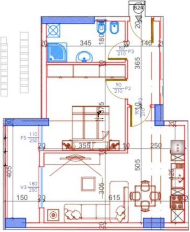 SHITET APARTAMENT 1+1 KAMEZ 64.000 EURO FH-69906
