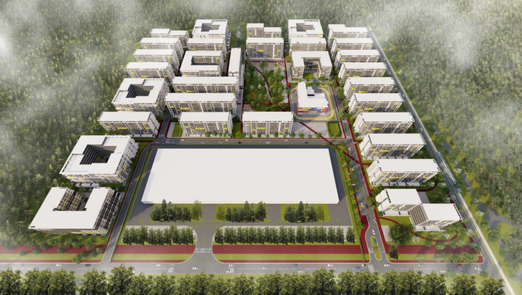 🏡 SHITET APARTAMENT 1+1 – UNIVERS CITY, PRANË QTU