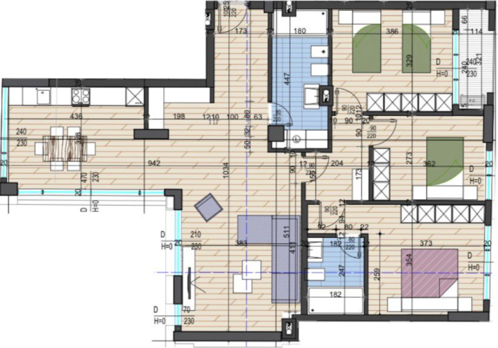 🏡 SHITET APARTAMENT 3+1 ME VERANDË – RRUGA E DIBRËS (PRANË MEDRESESË)