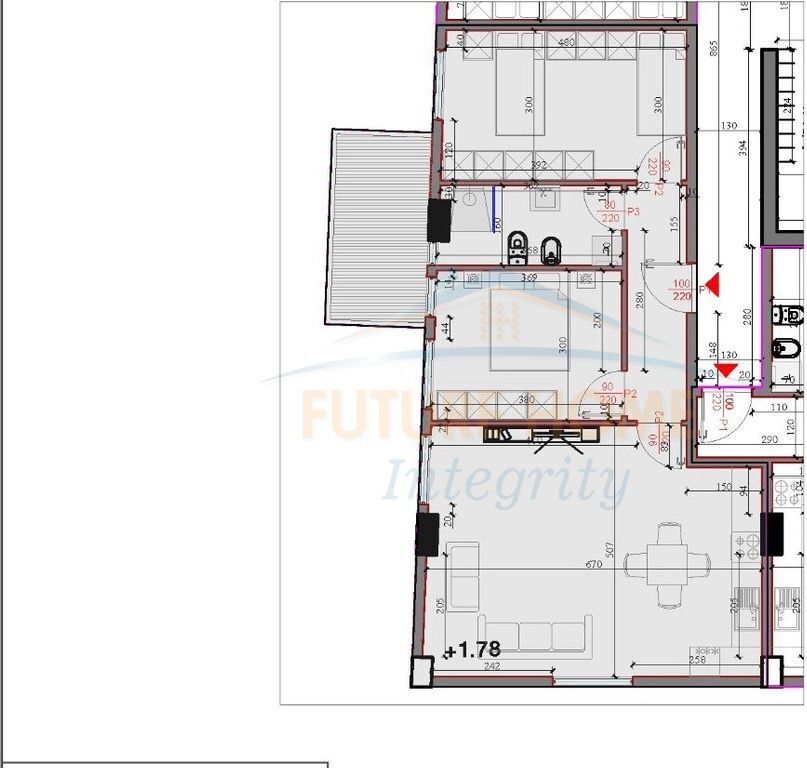 For sale, Apartment 1+1+Veranda, Residence Kodra e Liqenit, Paskuqan, Tirana.