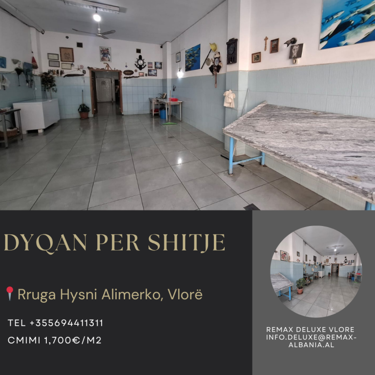 🏢 Locale Commerciale in Vendita – Vlora, vicino alla Casa degli Ufficiali