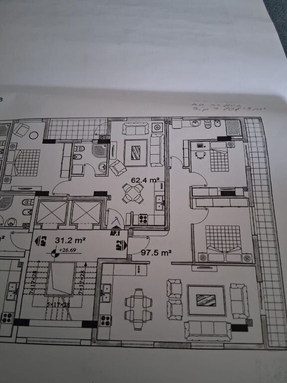 SHITET APARTAMENT 2+1+2 + BALLKON SHKOLLA MARIE KACULINI DURRES