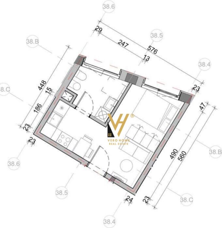 SHITET GARSIONERE 27.5 M2 TE MANGALEM, ALI DEMI 75.000 EURO