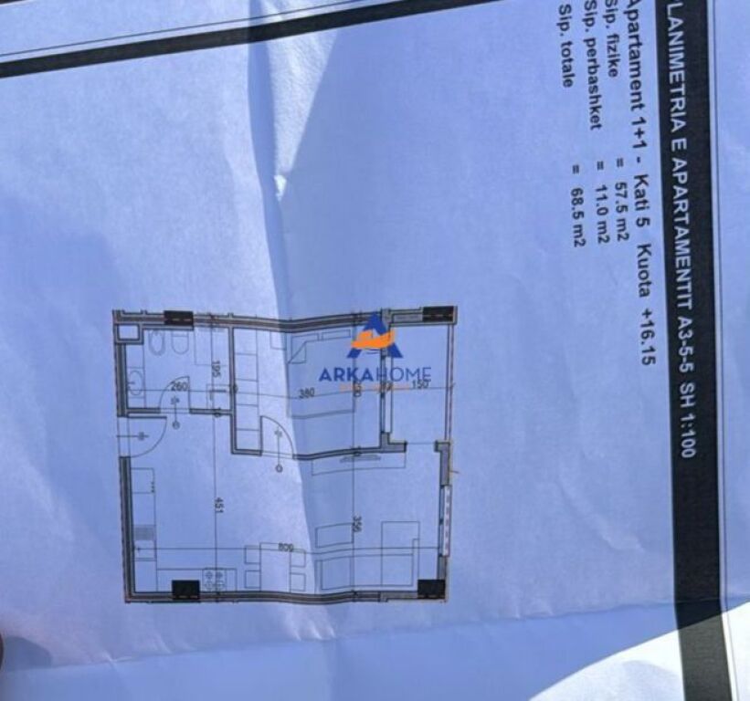 SHITET APARTAMENT 1+1 "ALUNA RESIDENCE" 82200 EURO