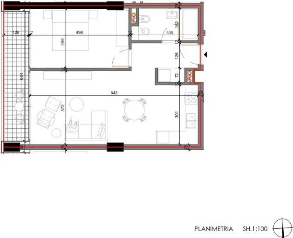 Appartamento 1+1 in vendita – Forest Residence (Shkozë)