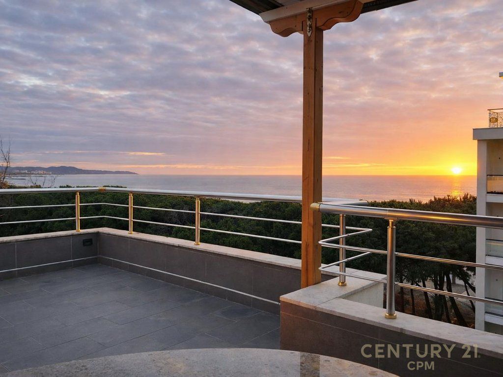 VENDESI SUPER APPARTAMENTO 2+1+2 A GOLEM, INVESTITO FINO AI DETTAGLI CON AMPIO VERANDA E VISTA MARE