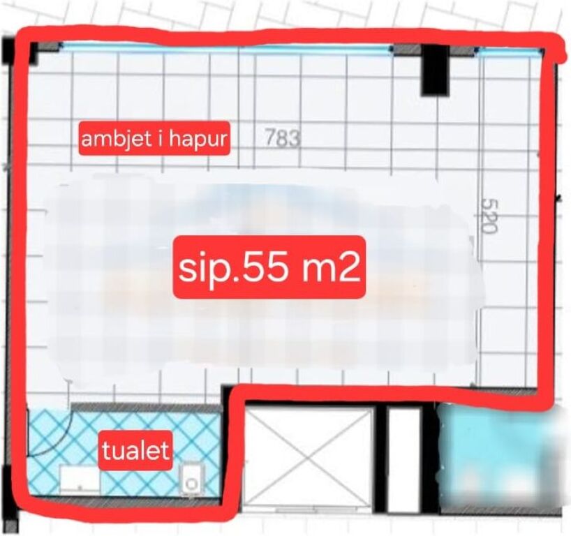 BUSINESS PREMISES FOR RENT - DON BOSCO, TIRANA