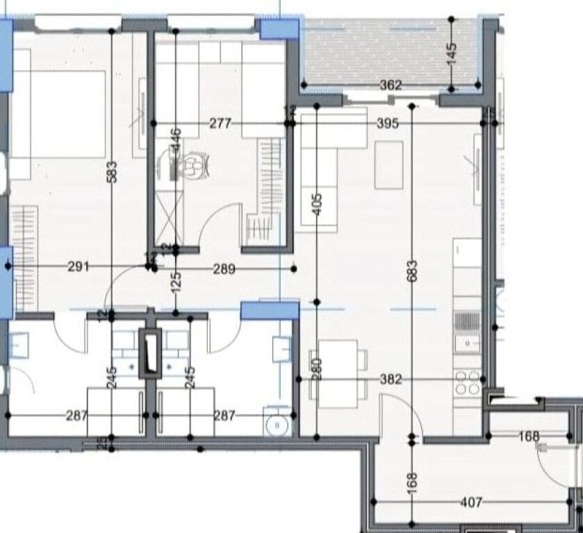 🌃Vendesi in vendita appartamento 2+1 al Complesso Belfiore 2 a Paskuqan❗