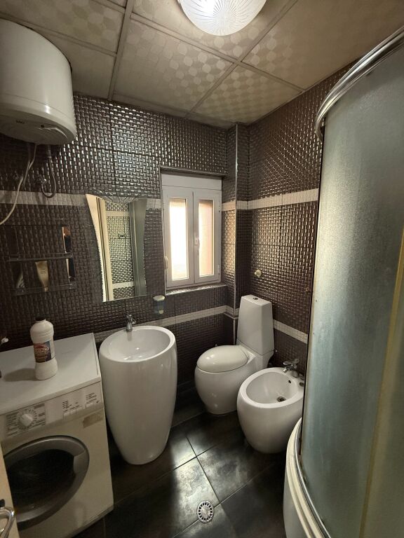 Opposite the Colosseum on Durres Street, a 2+1 Apartment Invested and Furnished is for Sale!