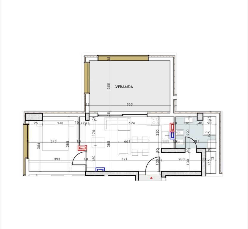 Apartament 1+1 ne shitje! 295’000€ • Pazari i Ri