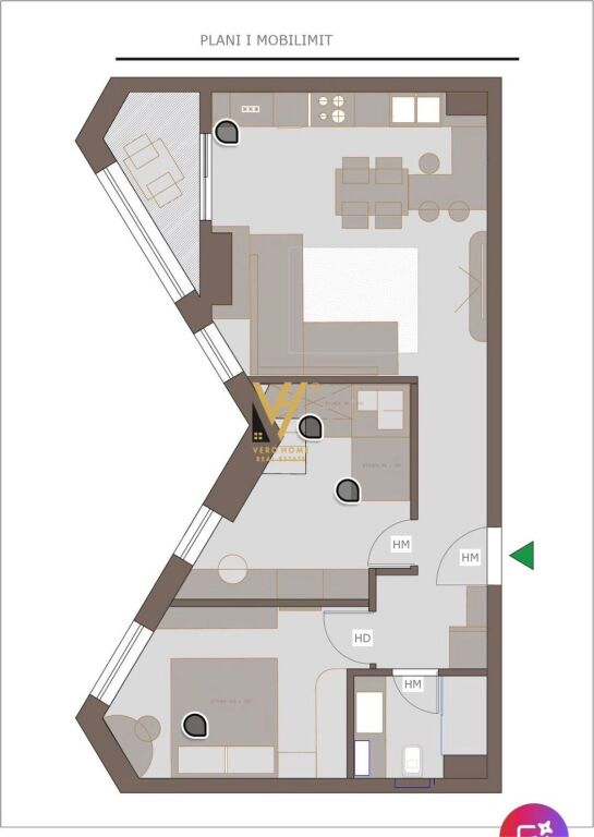 SHITET APARTAMENT 2+1+BLK TE REZ.COLONIAL, RR.DRITAN HOXHA 165.000 EURO