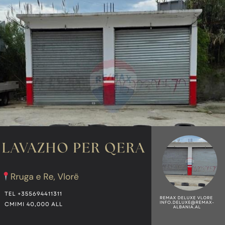 🚗 Lavazh me qira në një super vendndodhje në Vlorë!