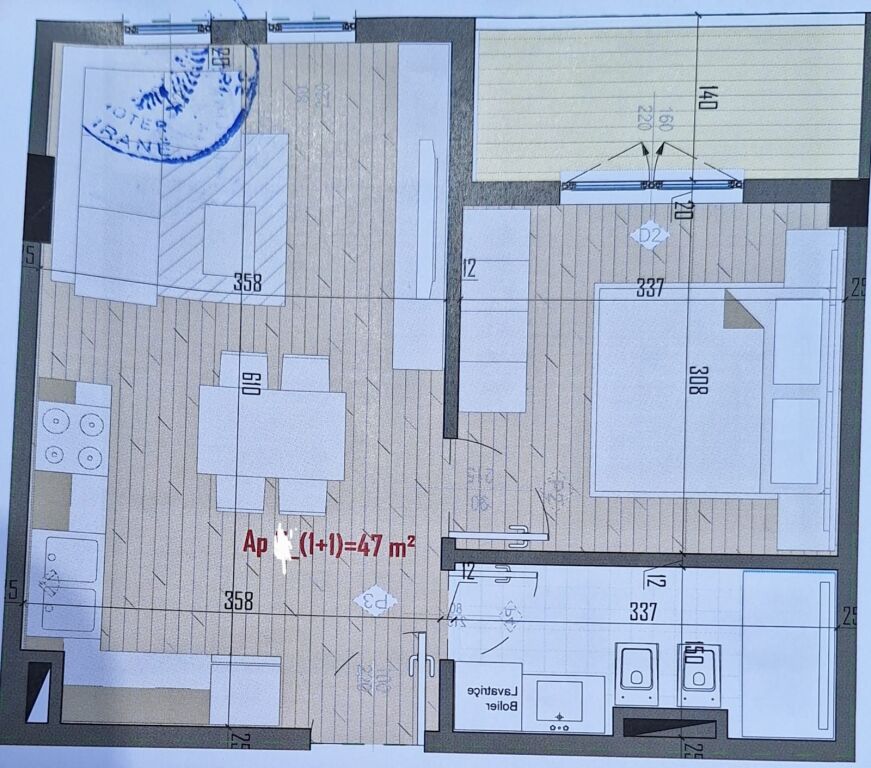 Appartamento 1+1 in vendita a Univers City