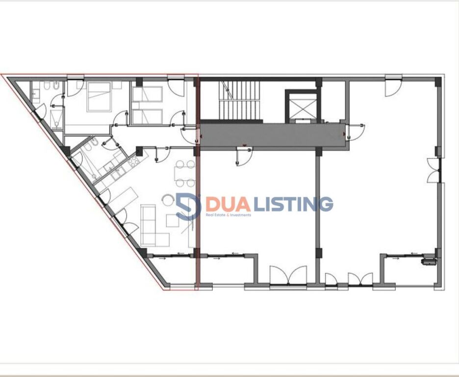 Shitet Apartament 1+1+ post parkimi ne Sun Palase, Dhermi.