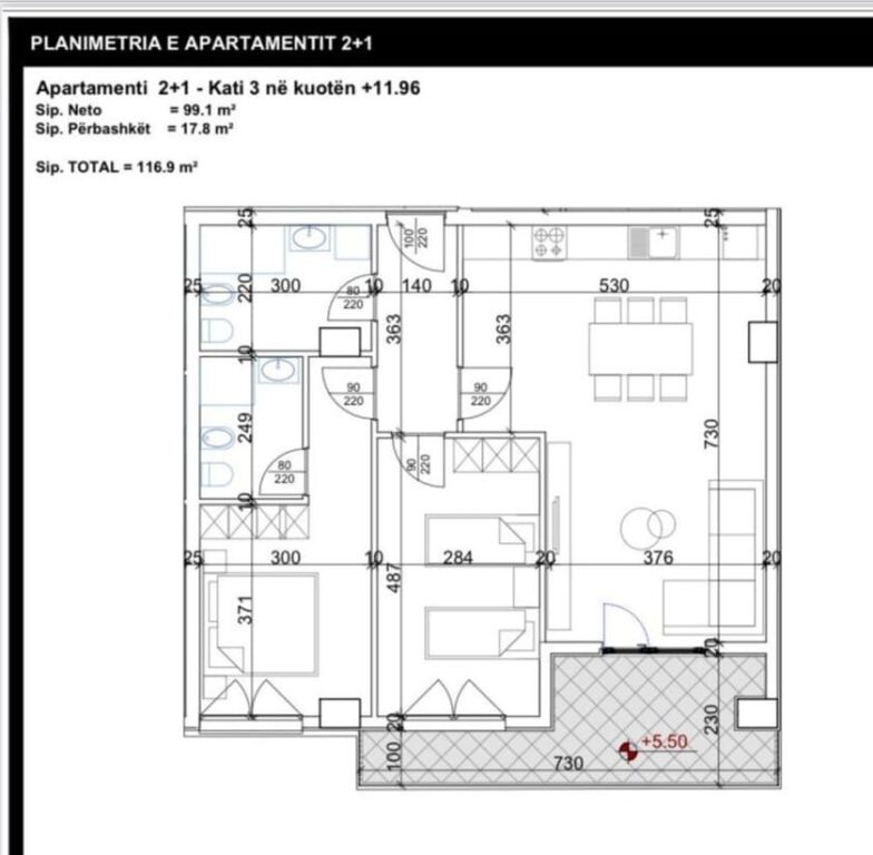 🏡 APARTMENT 2+1 FOR SALE – AT AURA COMPLEX