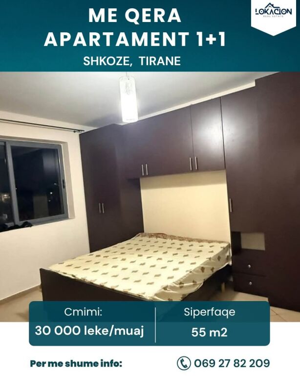 APPARTAMENTO IN AFFITTO 1+1 - SHKOZE, TIRANA