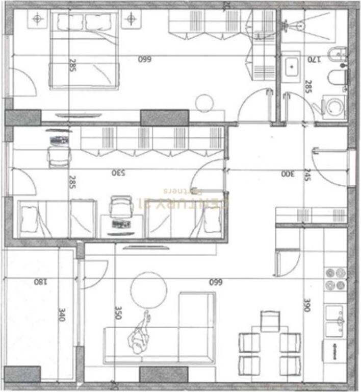 Apartament 2+1 ne shitje ne Kamez ( Qender) 