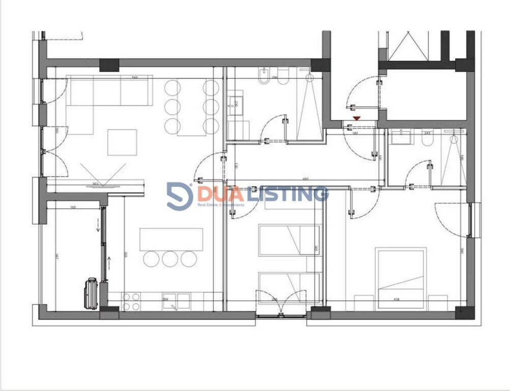 Shitet Apartament 2+1+ post parkimi ne Sun Palase, Dhermi.