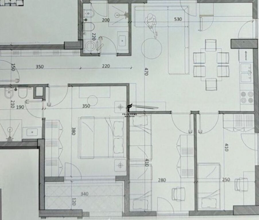 SHITET APARTAMENT 3+1+2 KAMEZ 9.000.000 LEKE  FH-70440