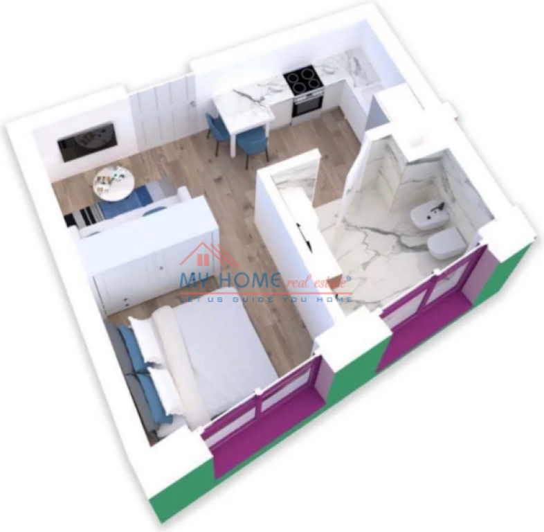 Garsoniere ne Shitje Kompleksi Mangalem 21 Tirane