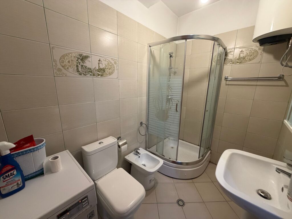 Apartment 1+1 for rent 📍  📌 Location: Opposite Delijorgji, Stavri Themeli street 🏢 Floor: 6 (building with elevator) 🛋️ Fully furnished  💰 Price: 45,000 lek/month  For more information or visit, contact privately 📩