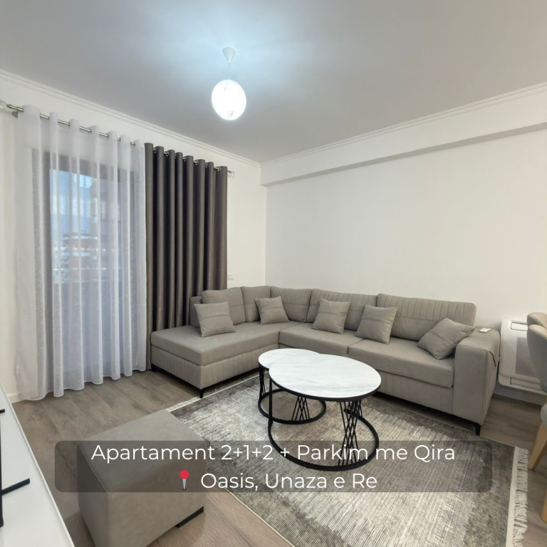 Apartament 2+1+2 + Parkim me Qira | Oasis, Unaza e Re
