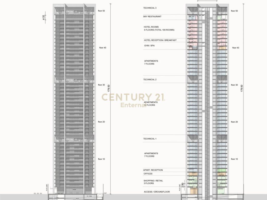 Appartamento in Vendita presso 'Oricon Tower'