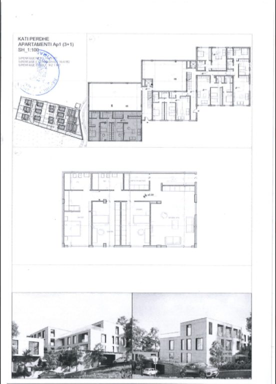 Appartamento 3+1 in vendita a Farkë – Con cortile privato
