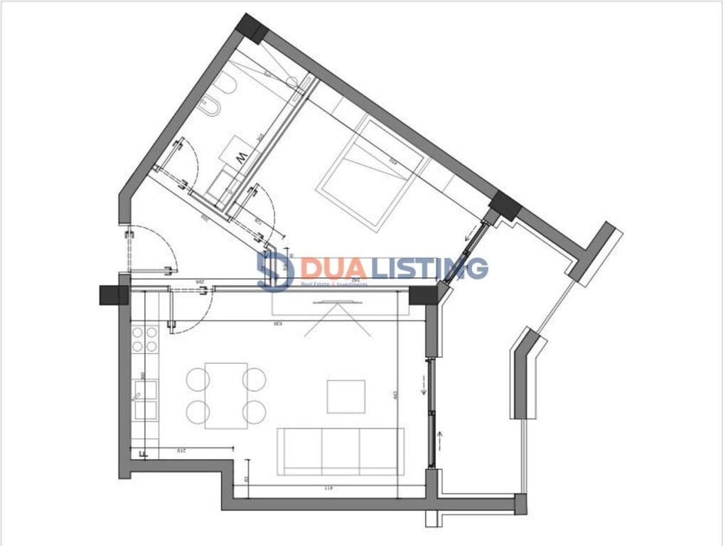 Apartament 1+1 per shitje Sun Palase, Dhermi!