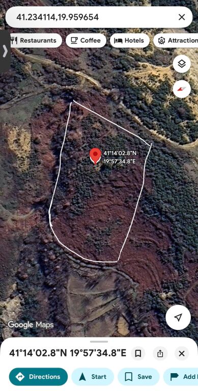 Shitet 6900 m2 tokë në Pëllumbas ,Tiranë  !