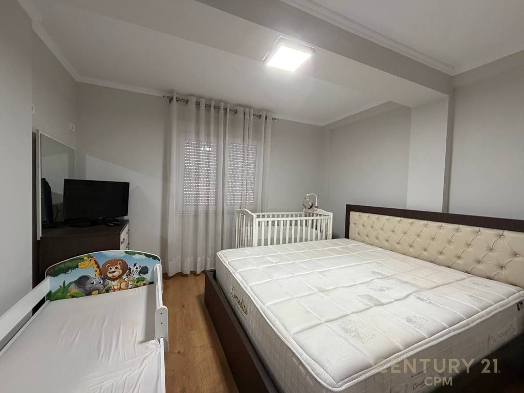 Apartment 1+1 is located in one of the best areas of Tirana, positioned at Zogu i Parë Boulevard, near the Train Station. The apartment has an area of 73.4m2 and is organized into: * Living Room with kitchen * 1 Bedroom * 1 Bathroom * 1 Storage/Laundry * 1 Balcony  For more information, please contact us!